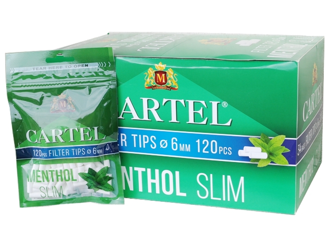   34  Cartel MENTHOL SLIM 6.0mm