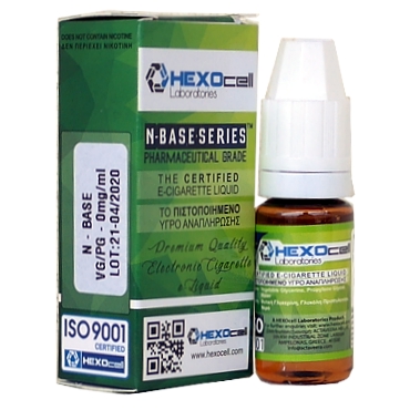 5238 - Βάση Hexocell nbase 0% νικοτίνη 50/50 VG/PG 10ml (χωρίς νικοτίνη)