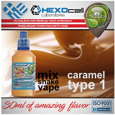 NATURA MIX SHAKE VAPE CARAMEL TYPE 1 30/60ML ()