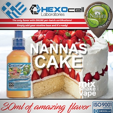 NATURA MIX SHAKE VAPE NANNAS CAKE 30/60ML (κέικ)
