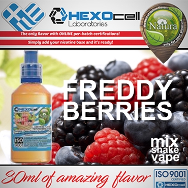 NATURA MIX SHAKE VAPE FREDDY BERRIES 30/60ML (mix )