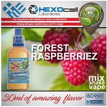 NATURA MIX SHAKE VAPE FOREST RASPBERRIEZ 30/60ML ( &  )