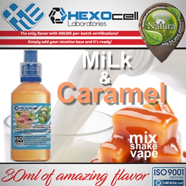 5438 - NATURA MIX SHAKE VAPE MiLk & Caramel 30/60ML (  )