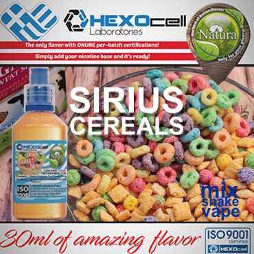 5473 - NATURA MIX SHAKE VAPE SIRIUS CEREALS 30/60ML ( & )