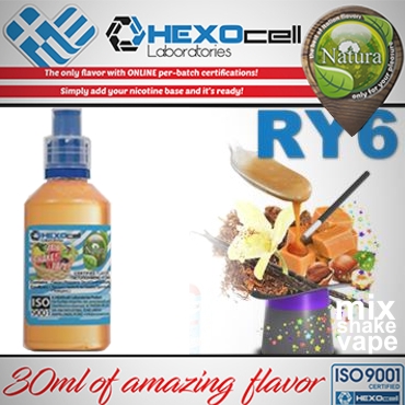 NATURA MIX SHAKE VAPE RY6 TOBACCO 30/60ML ()