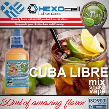 5480 - NATURA MIX SHAKE VAPE CUBA LIBRE 30/60ML (    )