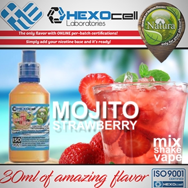 NATURA MIX SHAKE VAPE MOJITO STRAWBERRY 30/60ML ( )