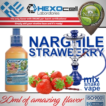 NATURA MIX SHAKE VAPE NARGHILE STRAWBERRY 30/60ML ( )