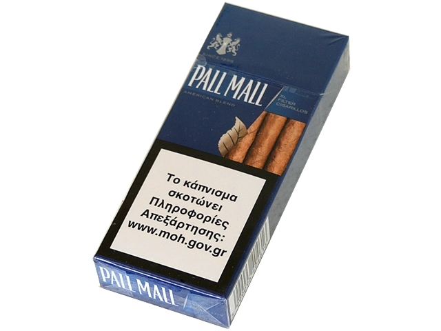 Cigarillos PALL MALL BLUE 10 XL FILTER (μπλε) Cigarillos PALL MALL BLUE 10 XL FILTER (μπλε)