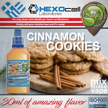 NATURA MIX SHAKE VAPE CINNAMON COOKIES 30/100ML ( )