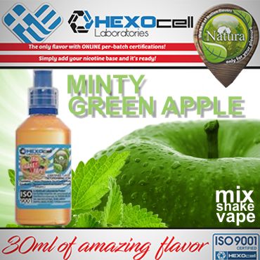 NATURA MIX SHAKE VAPE MINTY GREEN APPLE 30/60ML (   )