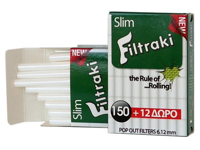 Filtraki SLIM 150 + 12 ΔΩΡΟ by ROLL&RULE