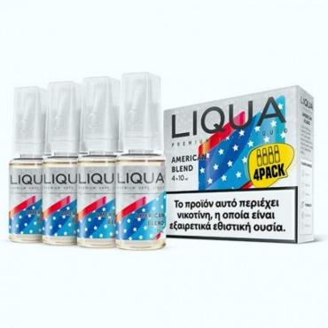 7360 - Liqua AMERICAN BLEND 4*10ml (καπνικό με επίγευση από μέλι)