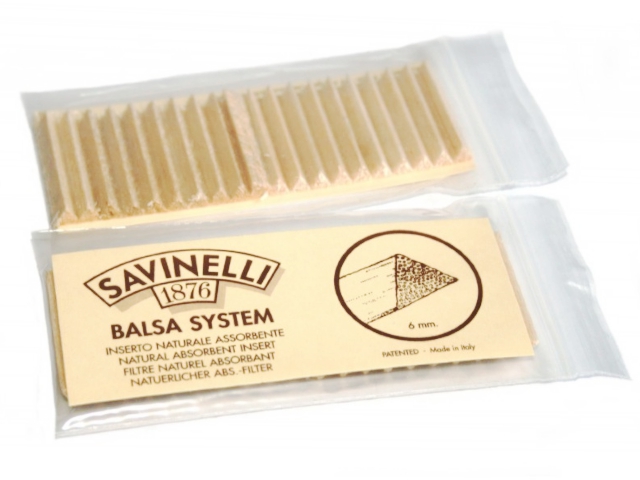 Savinelli 6mm Balsa 733 Pipe Filters   