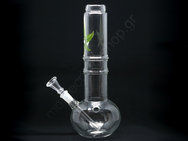 7723 -   CANAHEROES GLASS BONG 29cm 01396