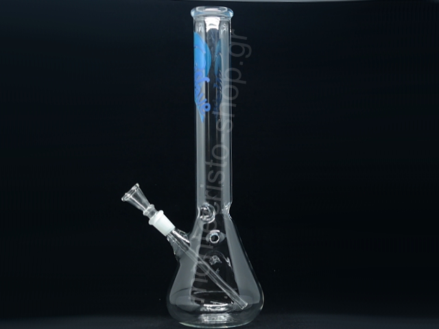 7809 -   GLASS WAVE 02551N GLASS ICE BONG 35cm