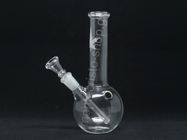 7813 -   SMALL LEAF BOUNCER 02606 GLASS BONG 16cm