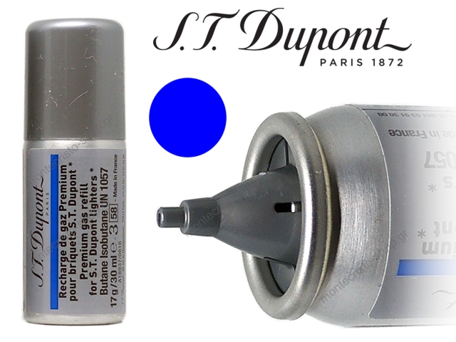 7928 - S T dupont Blue Gas Refill aέριο αναπτήρων 30ml