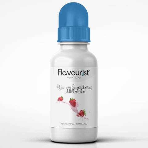  FLAVOURIST YUMMY STRAWBERRY MILKSHAKE 15ml (milkshake )