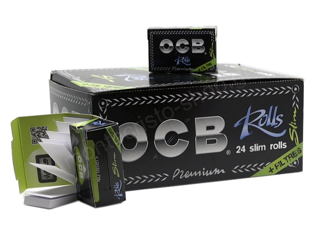 8543 -    OCB Slim Premium + Filter Tips Rolls (  24)