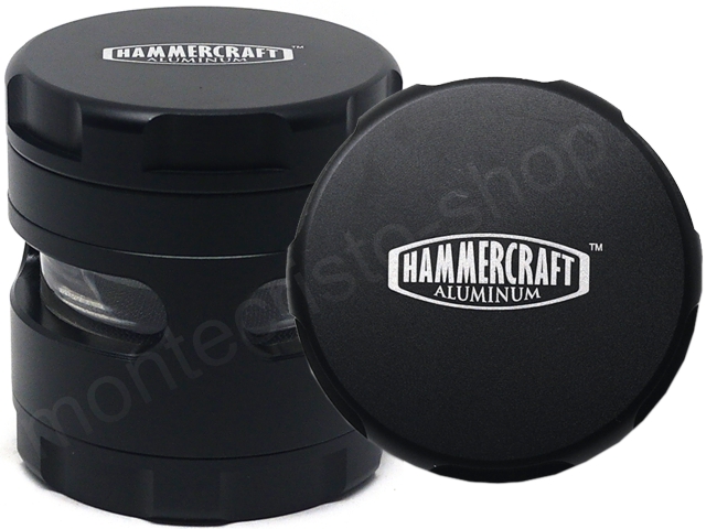 8719 -   GRINDER HAMMERCRAFT EYE BLACK 4 PARTS ALUMINUM 61mm 13702