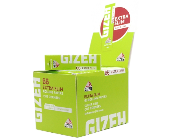 8744 -  GIZEH Extra Slim Super Fine 66 ()   50  