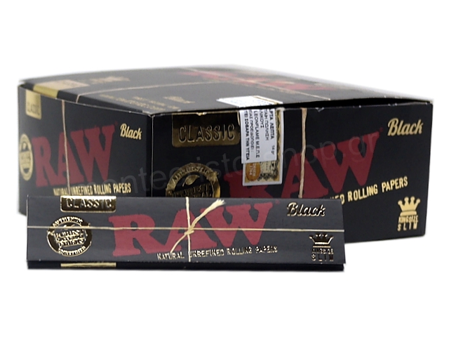 RAW BLACK King Size SLIM Classic 32  (  50)