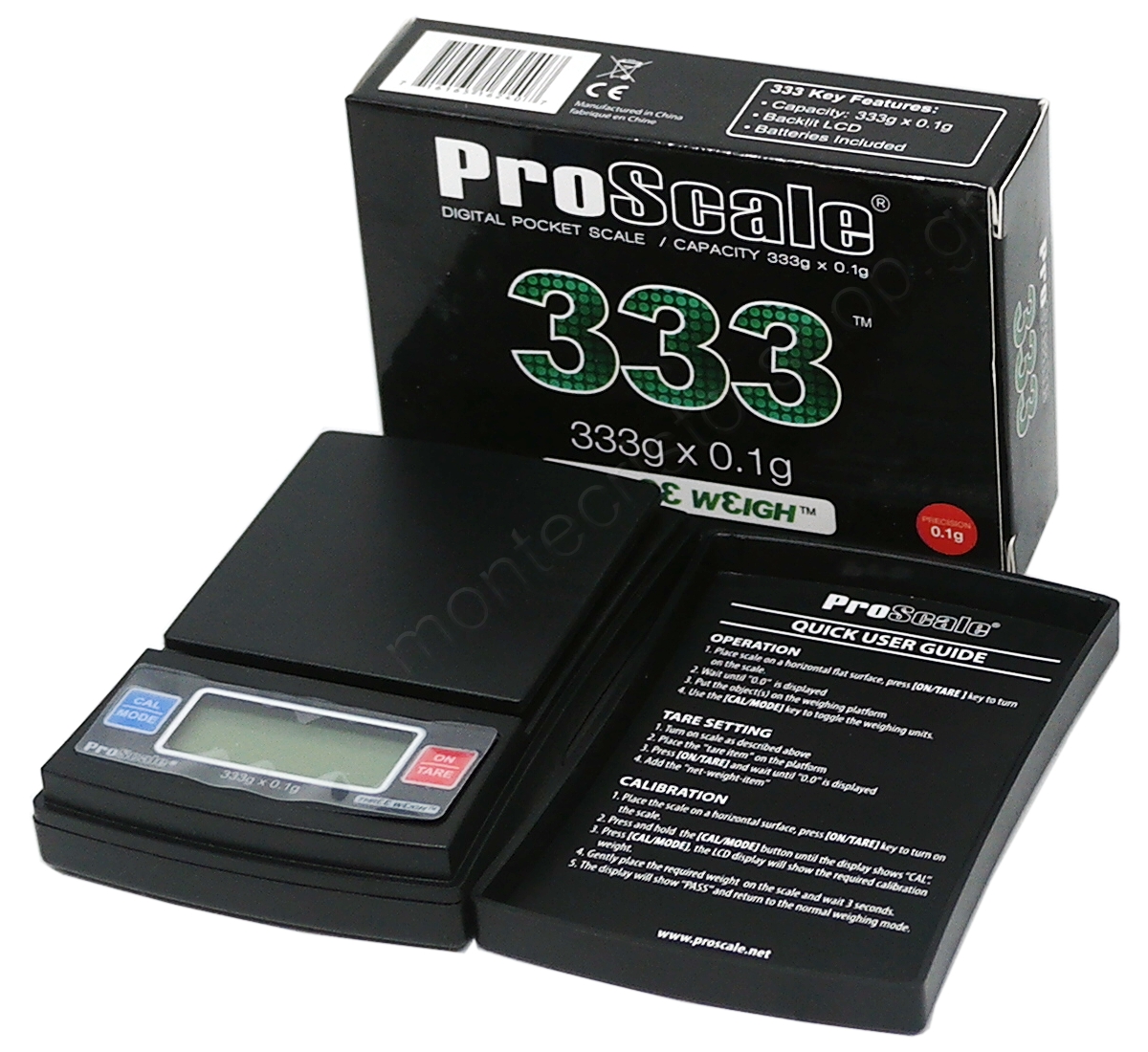 PROSCALE THREE WEIGH 333g X 0 1g 13 90 PROSCALE THREE WEIGH 333g X 0 1g 13 90