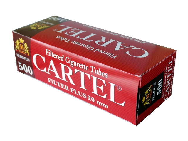 3122 - Άδεια τσιγάρα CARTEL 500 FILTER PLUS 20mm με μακρύ φίλτρο
