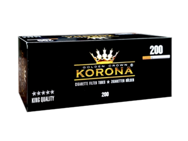 Άδεια τσιγάρα KORONA GOLDEN CROWN KING SIZE 200