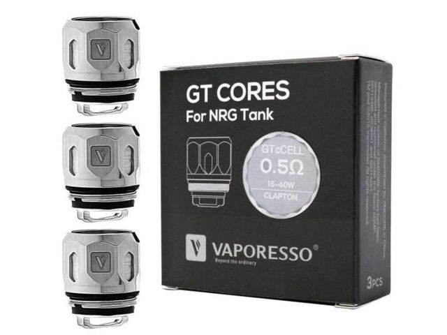 10150 - Αντιστάσεις Vaporesso GT ccell 0.5ohm Core (3 coils) για NRG