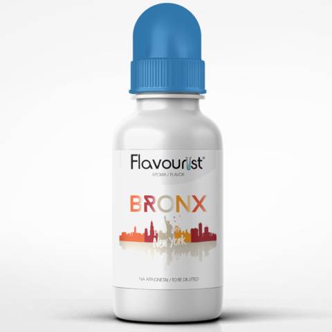 Άρωμα FLAVOURIST BRONX 15ml (ήπιο καπνικό με καραμέλα και βανίλια)