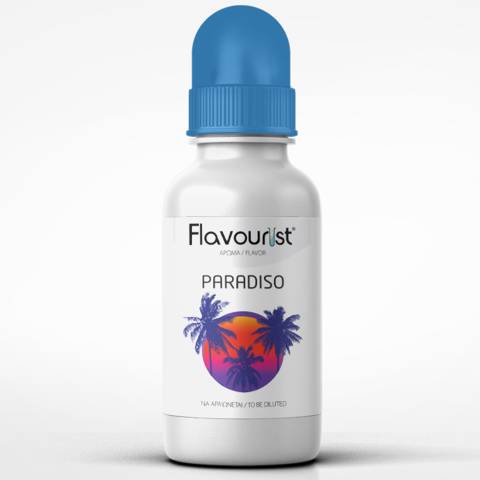 8433 - Άρωμα FLAVOURIST PARADISO 15ml (καπνικό με βανίλια, μπισκότα βουτύρου και κόκκινα φρούτα)