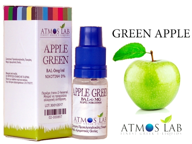 3487 - Atmos Lab GREEN APPLE ( ) 10ml