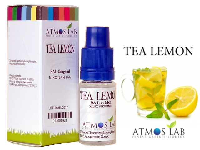 4906 - Atmos Lab TEA LEMON 10ml (τσάι με λεμόνι)