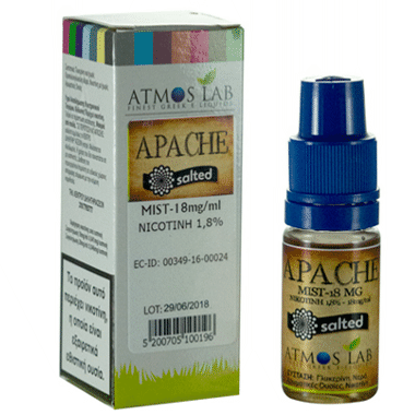 9070 - AtmoSalt APACHE by Atmos Lab (καπνικό με άλατα νικοτίνης) 10ml