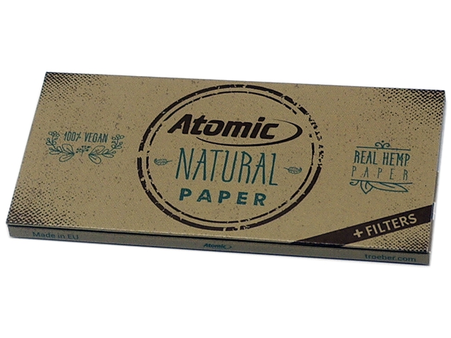 ATOMIC Natural Papers King Size Maxi Pack   0164500 (13.5 g/m2)