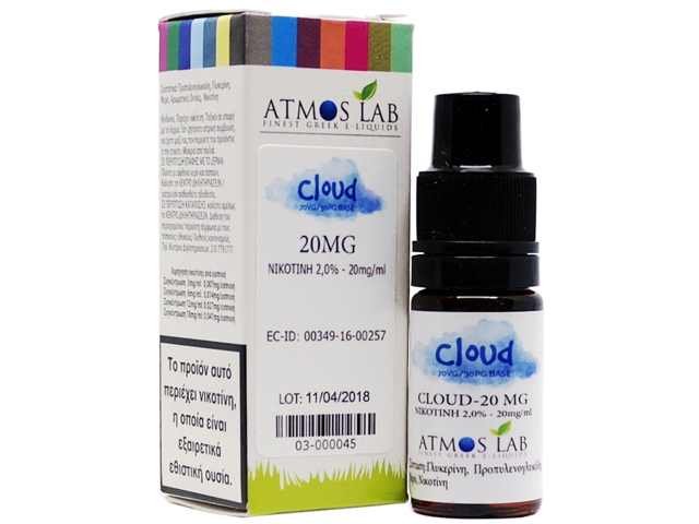 8416 -  Atmos Lab CLOUD (70%VG+30%PG) 20mg  10ml