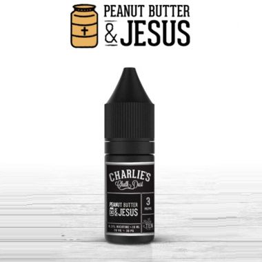 9672 - Charlies PEANUT BUTTER AND JESUS 10ml (φυστικοβούτυρο και ζαχαρωτά)