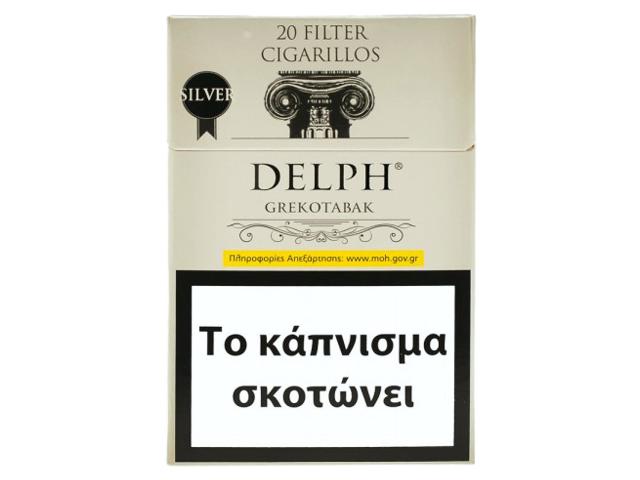 Cigarillos DELPH GREKOTABAK Silver Filter 20