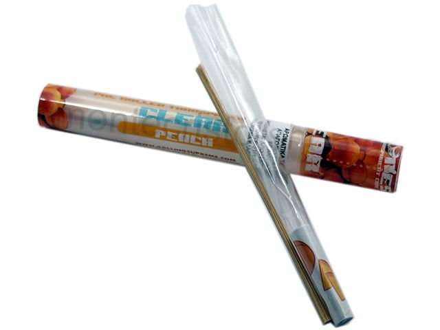 7061 - Cyclones Clear Peach Pre Rolled Transperant Cone ()