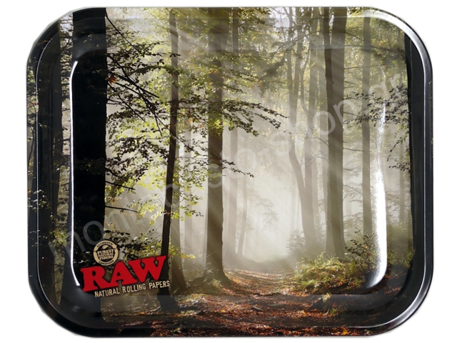  RAW FOREST METAL ROLLING TRAY LARGE 13584   