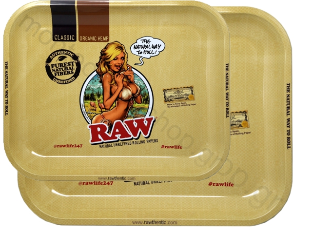  RAW MIX METAL ROLLING TRAY Raw Girl 13333   