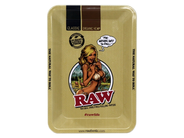  RAW MIX METAL ROLLING TRAY Raw Mini Girl 13795   