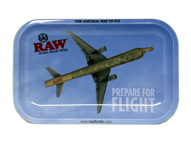 9743 -   RAW PREPARE FOR FLIGHT METAL ROLLING TRAY SMALL 13793