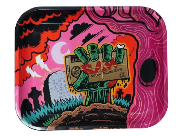   RAW ZOMBIE METAL ROLLING TRAY MEDIUM 14225