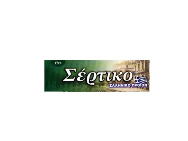 Ελληνικό τσιγαρόχαρτο Σέρτικο πράσινο, μεσαίο πάχος φύλλα 50