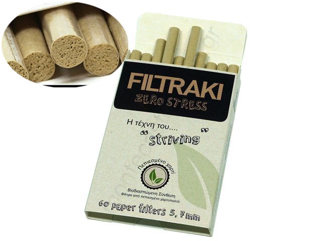 10862 - FILTRAKI   5.7mm EXTRA SLIM ZERO STRESS 60