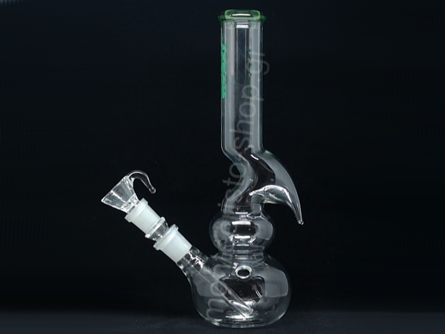   BOOST HELLS FURY GREEN 02389 GLASS BONG 30cm