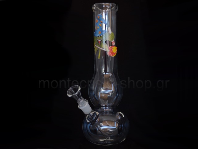 6655 -   CANNAHEROES CANNAPOTER GLASS BONG 27cm 01397